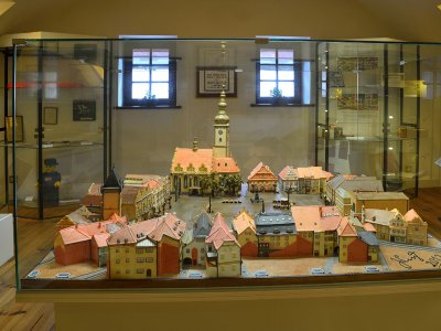 Marcipánový model Tábor náměstí