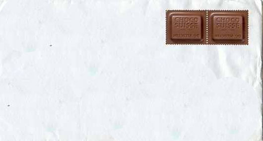 Čokoláda na známkách